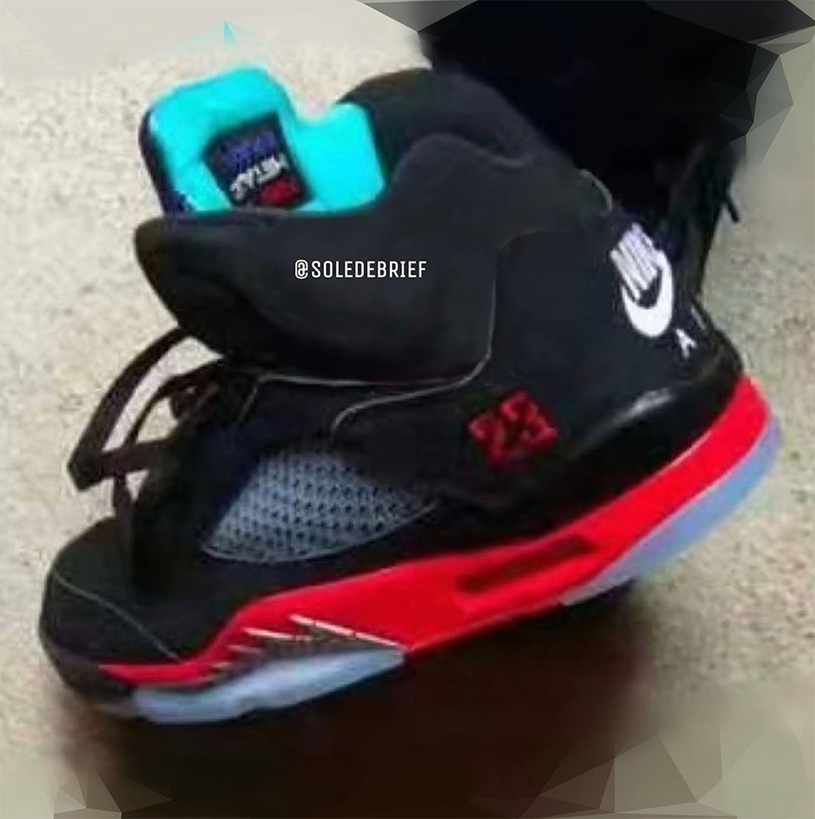 jordan 5 black fire red