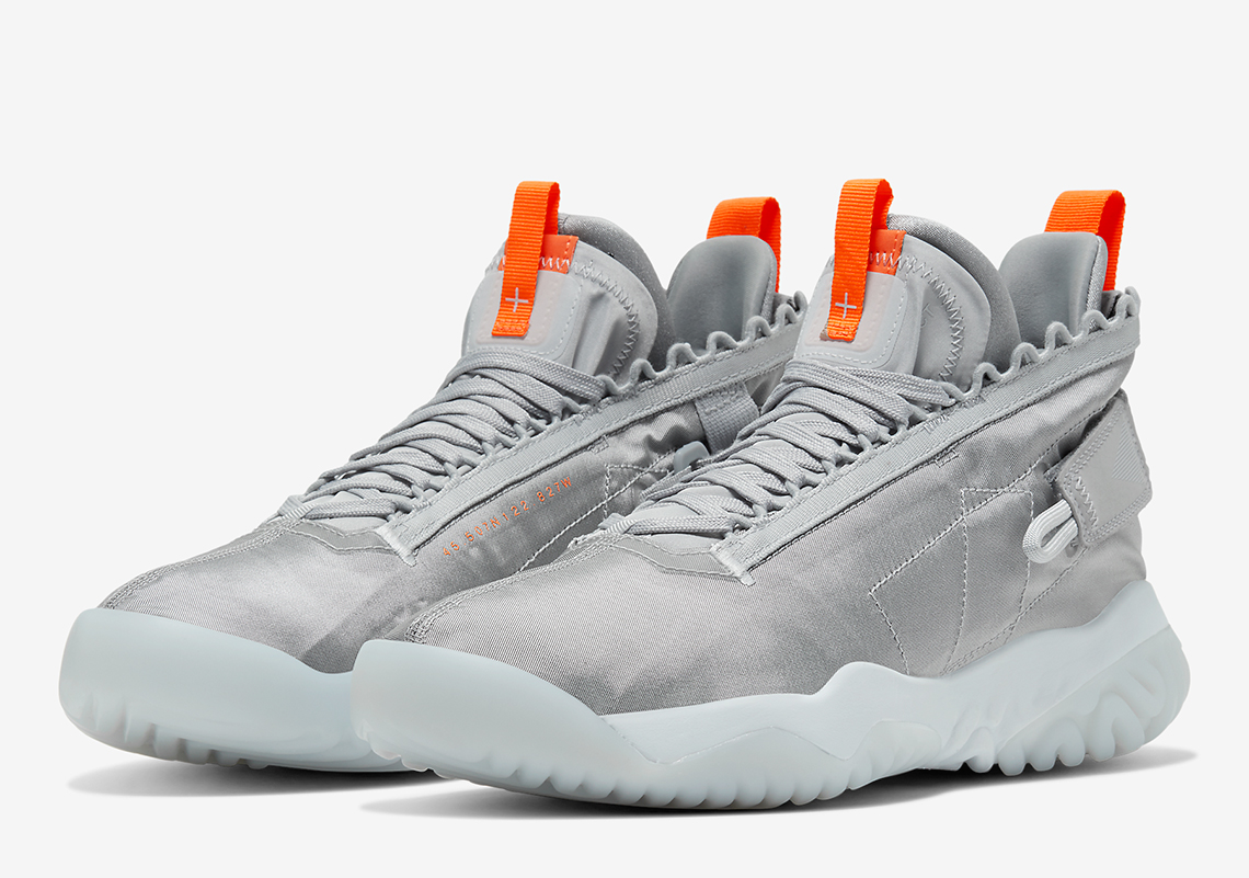 The Jordan Proto React Gets A Spacesuit Themed Grey And Orange Colorway