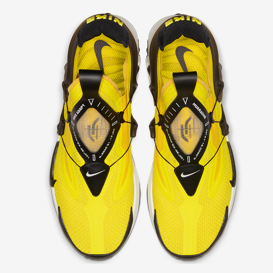 Nike Adapt Huarache Yellow 4