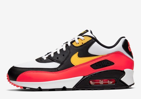 Nike Air Max 90 Black Red Yellow AJ1285-109 | SneakerNews.com