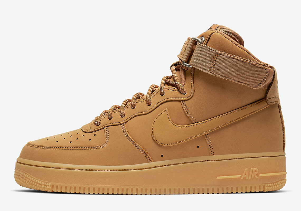 nike air force 1 high flax