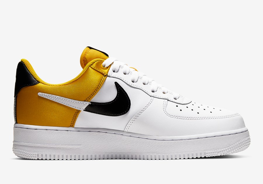 Nike Air Force 1 Low NBA Gold Satin BQ4420-700 | SneakerNews.com