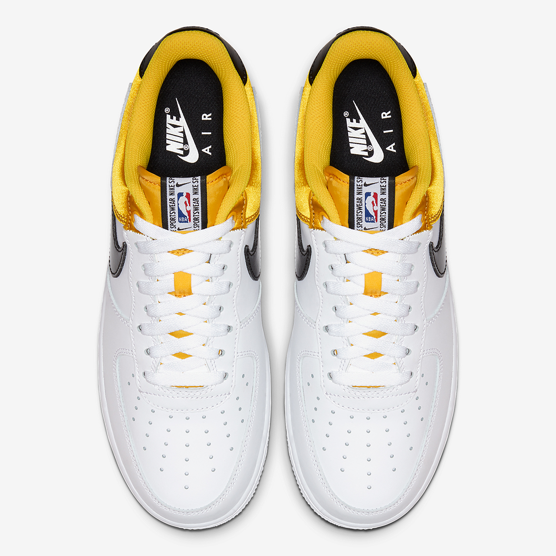 artería arrebatar Decrépito Nike Air Force 1 Low NBA Gold Satin BQ4420-700 | SneakerNews.com