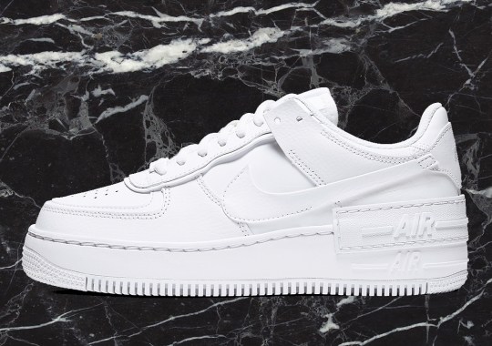 The Nike Air Force 1 Low Shadow Appears In Classic All White