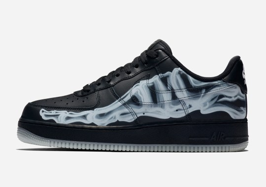 nike air force 1 skeleton halloween black bq7541 001