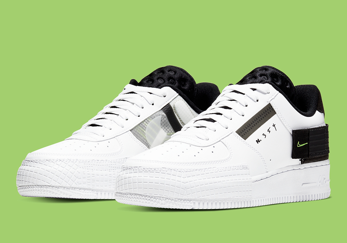 nike air force 1 white with black tick