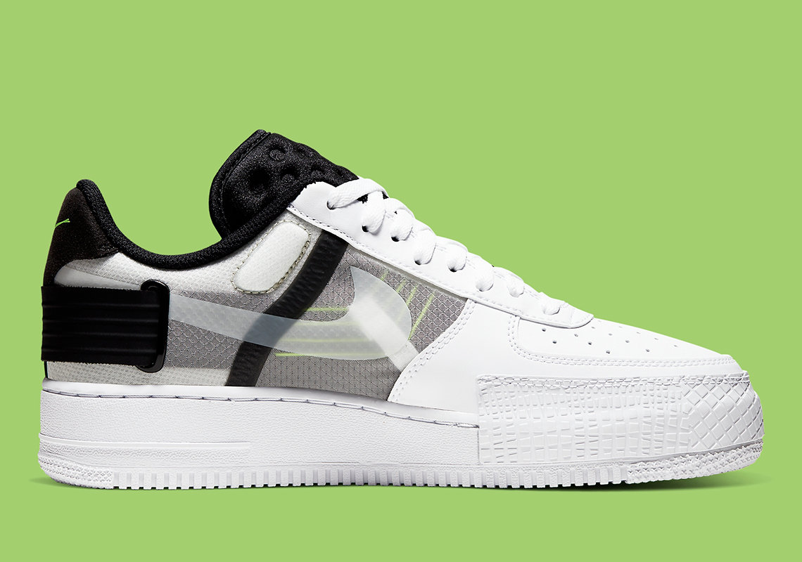 air force one drop type white black volt