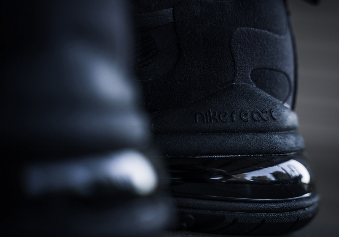 Nike Air Max 270 React sneakers in triple black AO4971-003