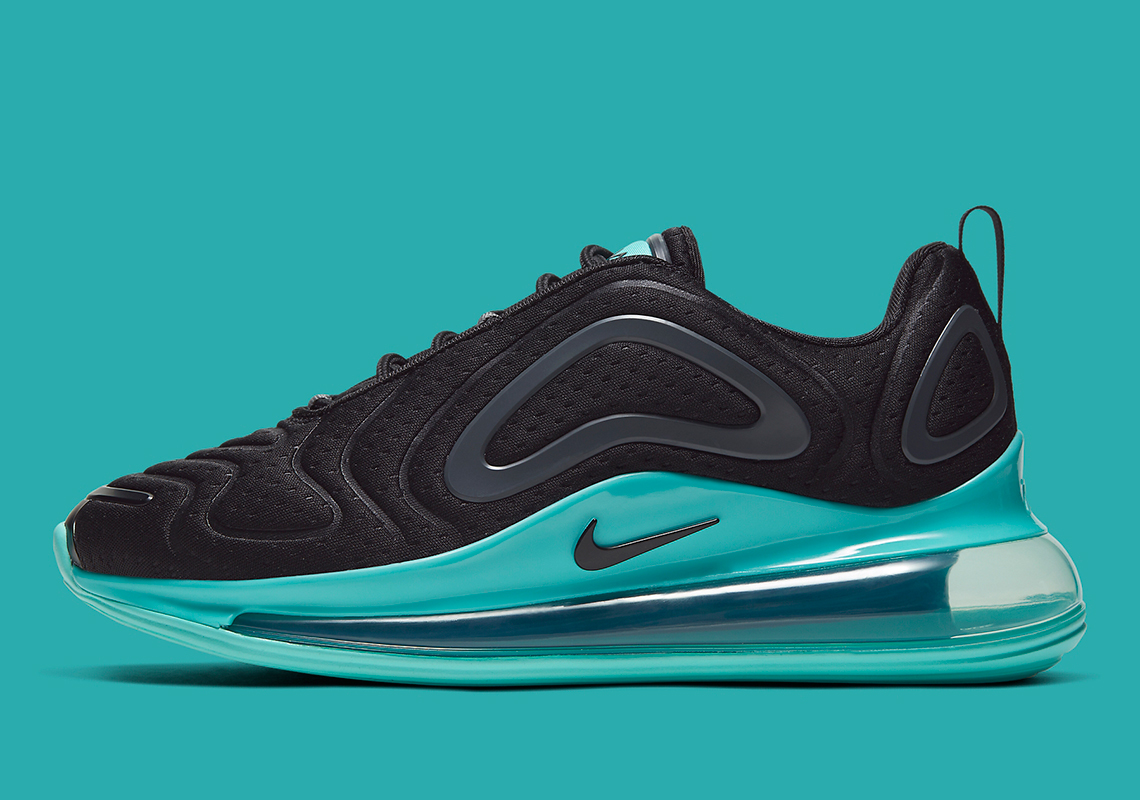 nike air black and turquoise
