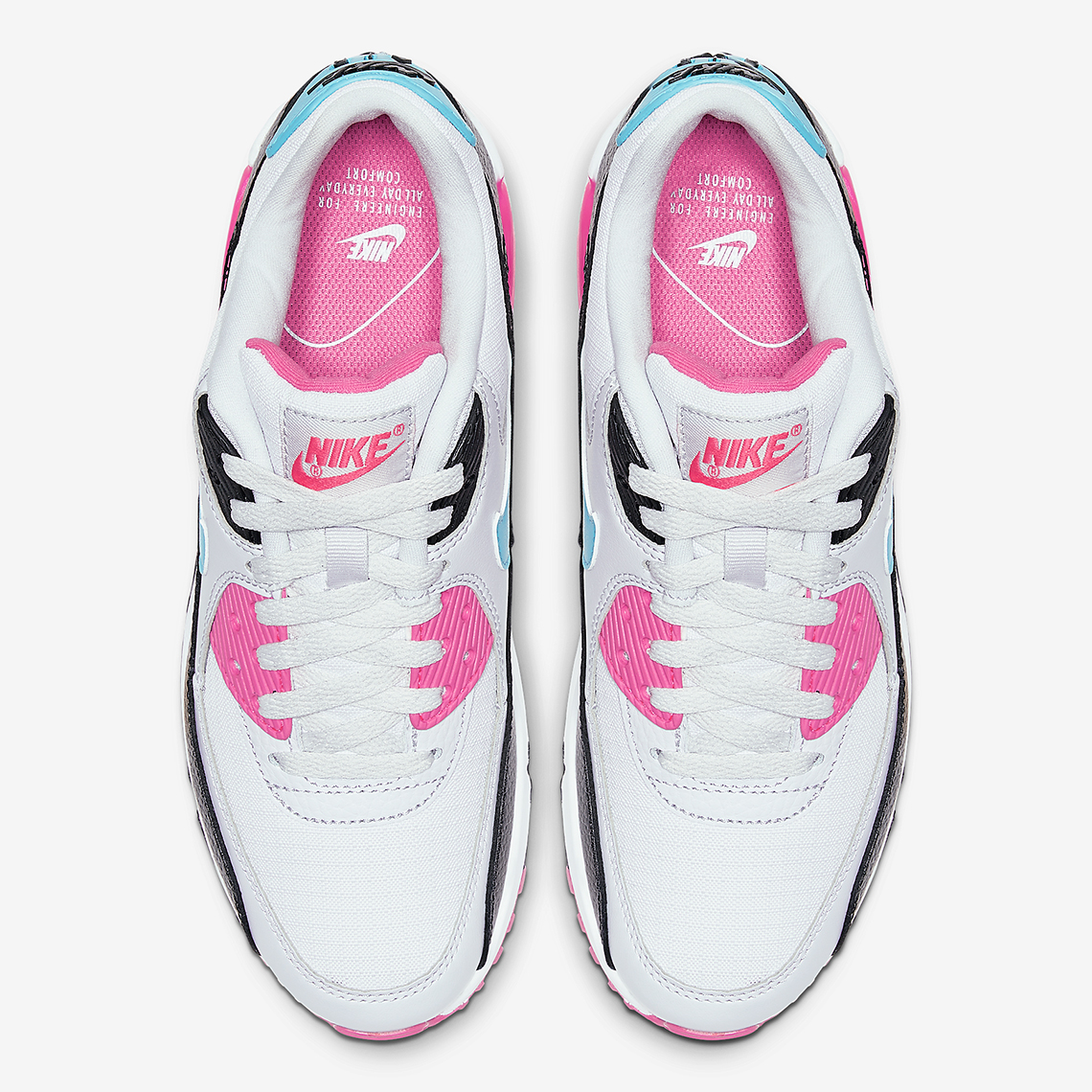 koffer weekend levering aan huis Nike Air Max 90 Pink Teal South Beach | SneakerNews.com