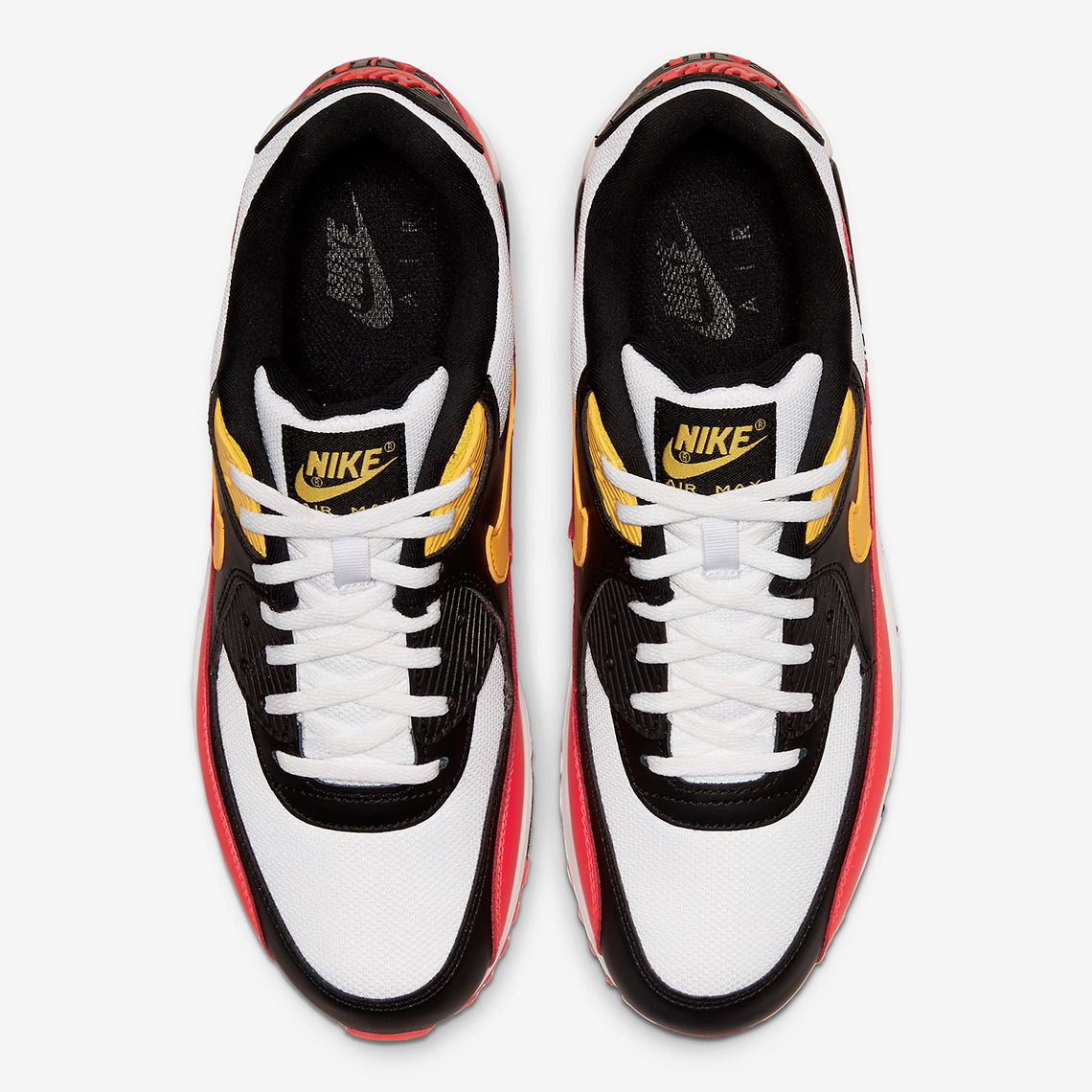 Nike Air Max 90 Black Red Yellow AJ1285-109 | SneakerNews.com