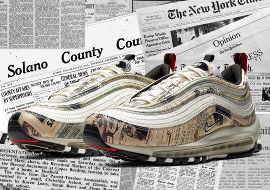 This Nike Air Max 97 Is Covered In Newspaper