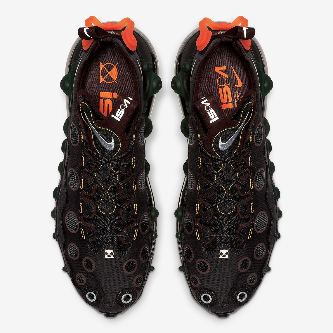 Nike Ispa Air Max 720 Black Orange Cd2182 001 2