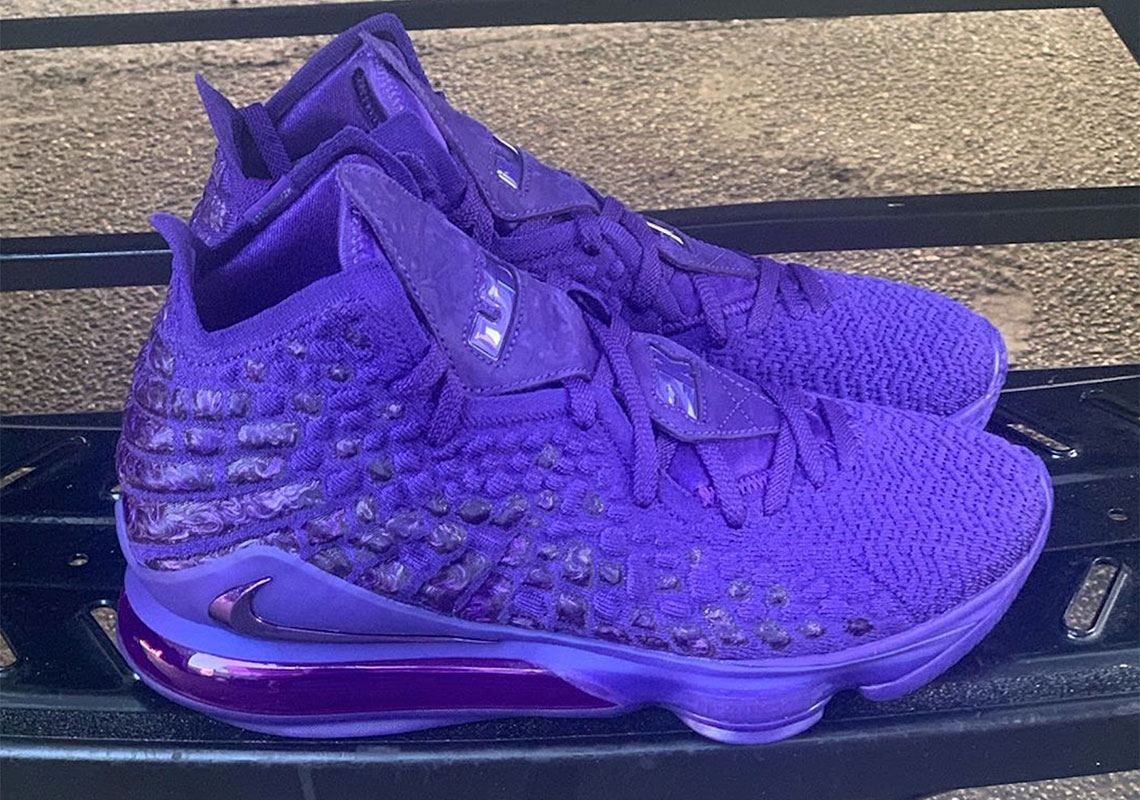 lebron james purple shoes