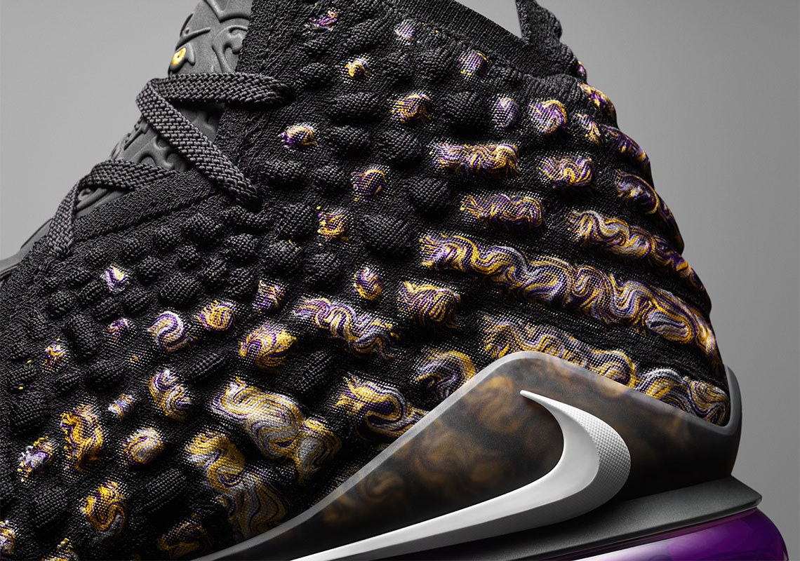 Nike Lebron 17 Purple Gold 1