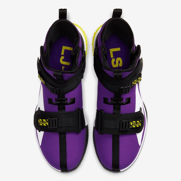 Nike LeBron Soldier 13 Purple Yellow AR4225-500 | SneakerNews.com