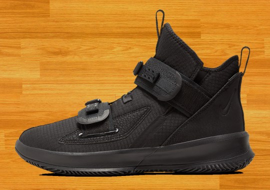 The Nike LeBron Soldier 13 Gets The Stealthy Triple Black