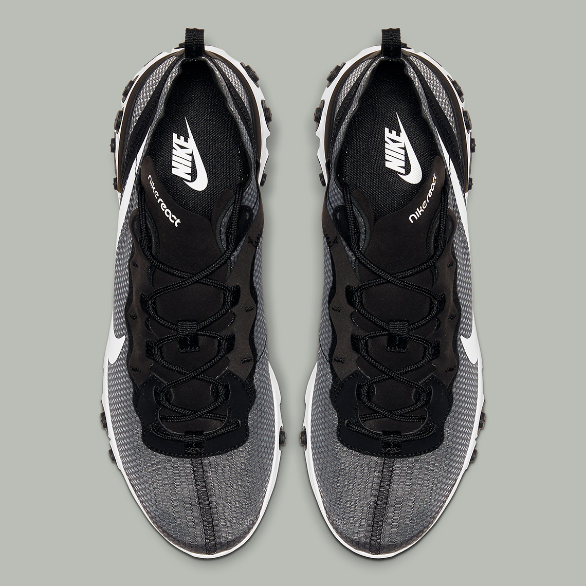 Nike React Element 55 Black White Ci3831 002 4