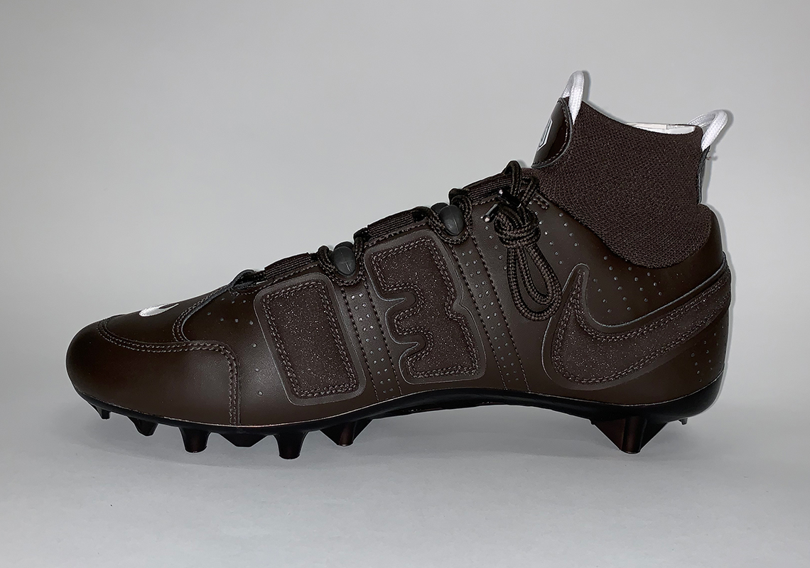 Obj Nike Brown Leather Cleats 1
