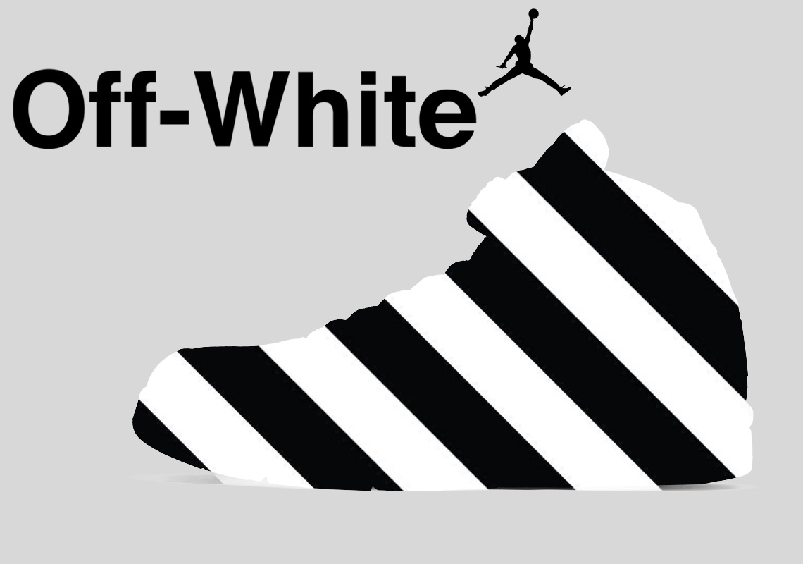 off white jordan logo