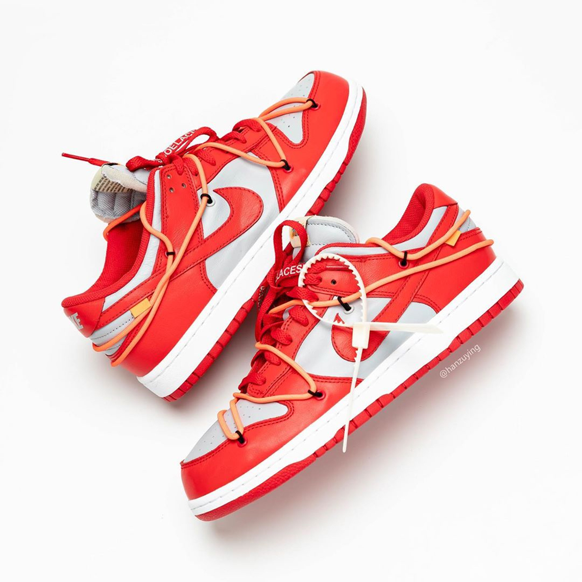 Off-White Nike Dunk Low University Red Release Info | SneakerNews.com