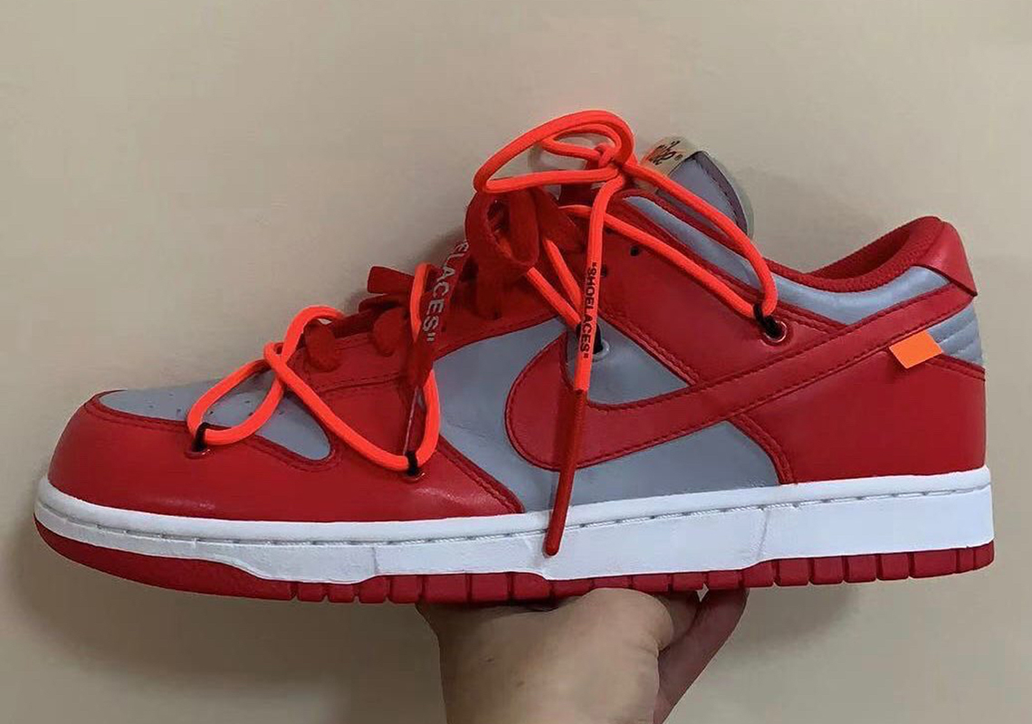 Off-White Nike Dunk Low University Red Release Info | SneakerNews.com