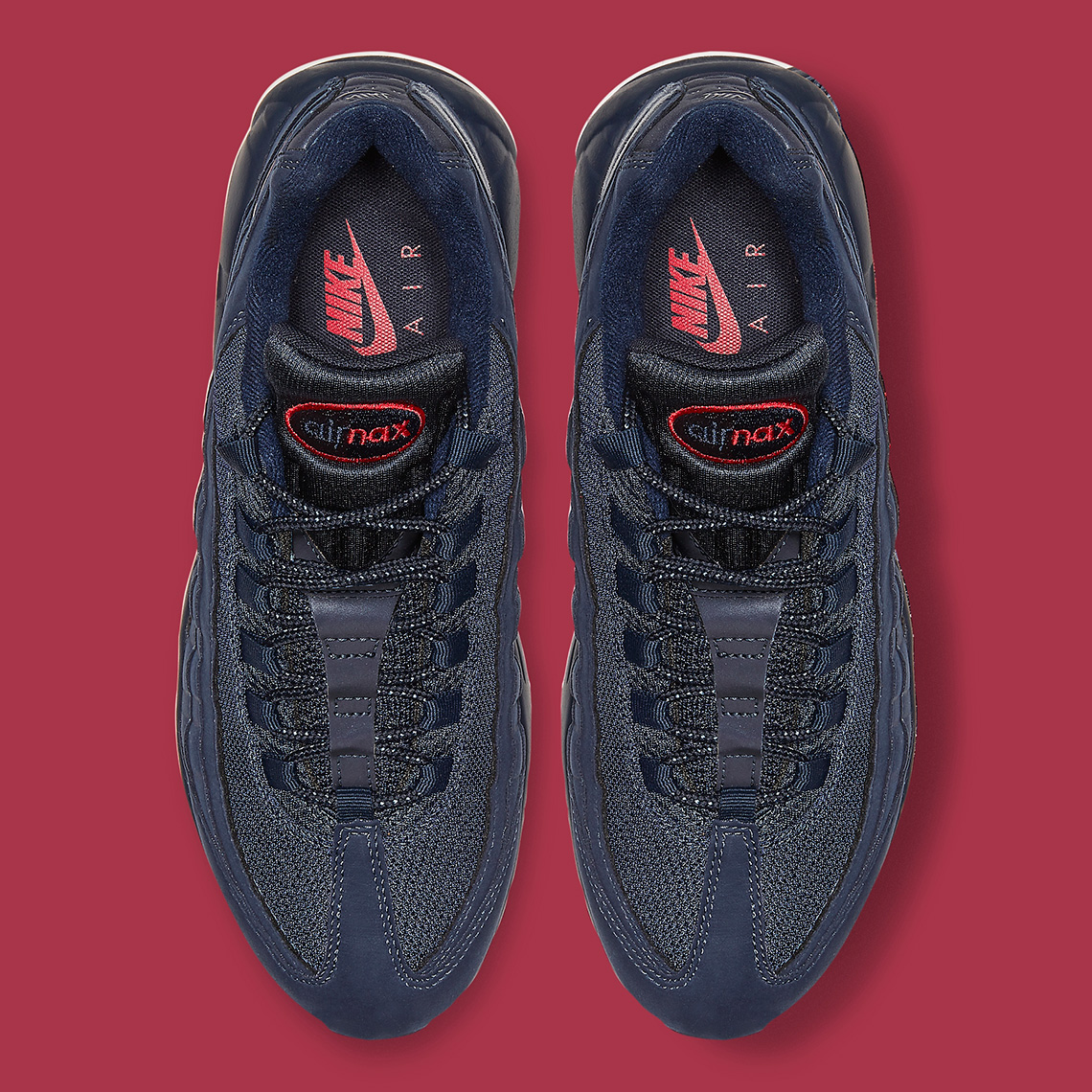 air max 95 navy red