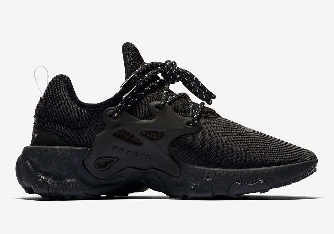 nike presto react black