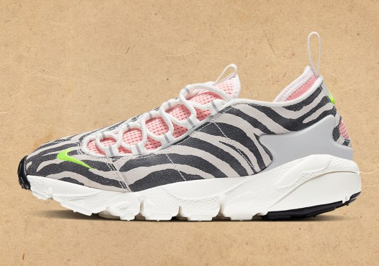 The Nike Air Footscape “No Cover” Goes Punk With Zebra Patterns