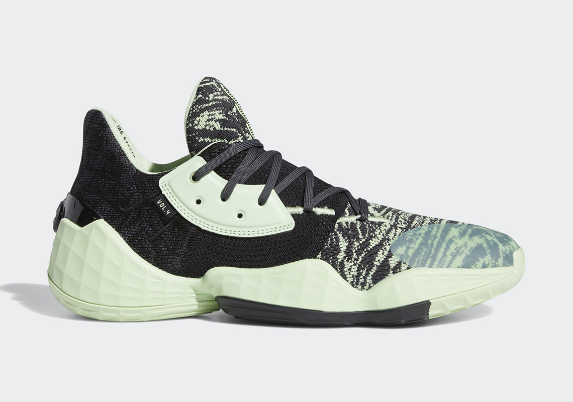 The adidas Harden Vol. 4 Arrives This Weekend In "Green Glow"