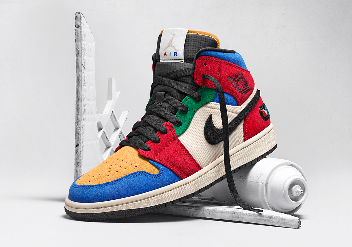 colorful jordan 1