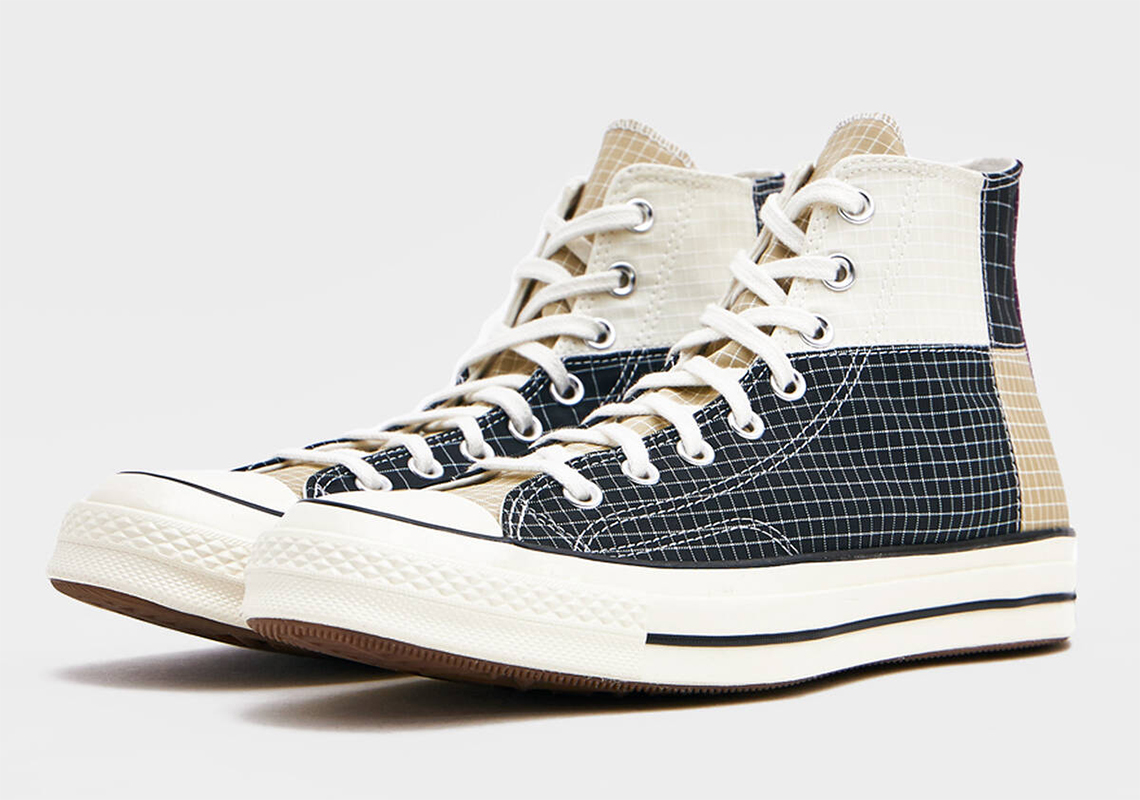 Converse Chuck 70 Patchwork Grid Need Supply Black Tan 2