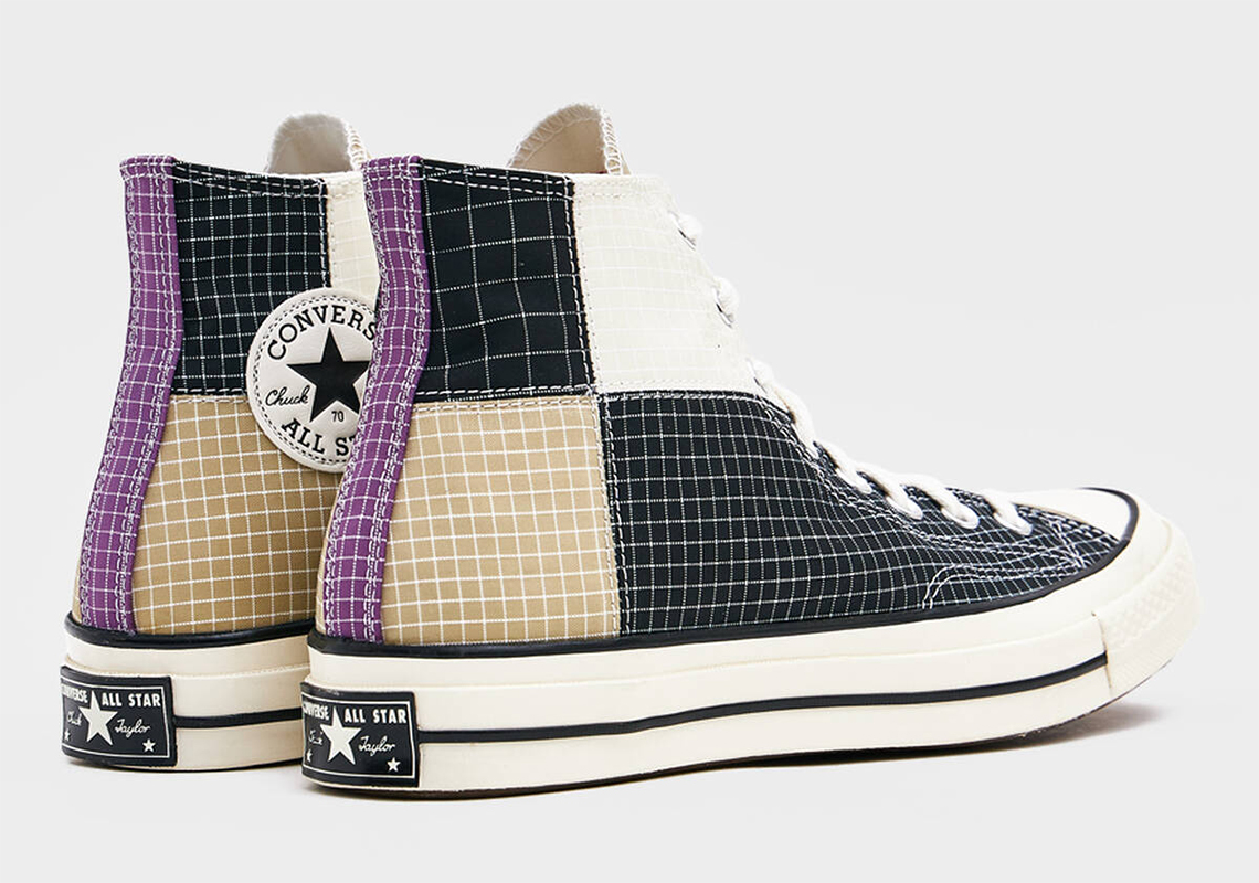 Converse Chuck 70 Patchwork Grid Need Supply Black Tan 3