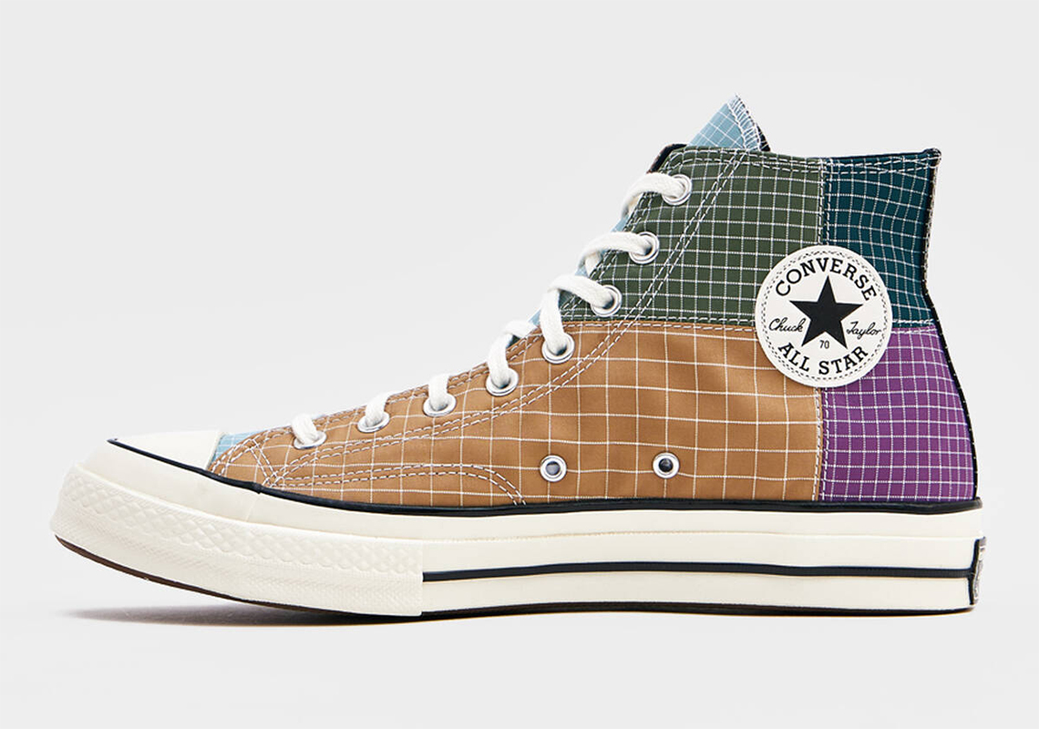 Converse Chuck 70 Patchwork Grid Need Supply Dewberry 1