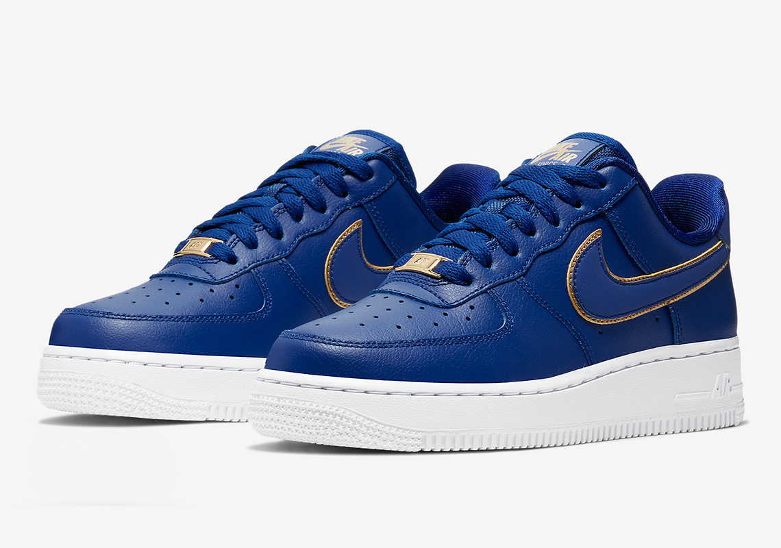 blue and gold air force 1