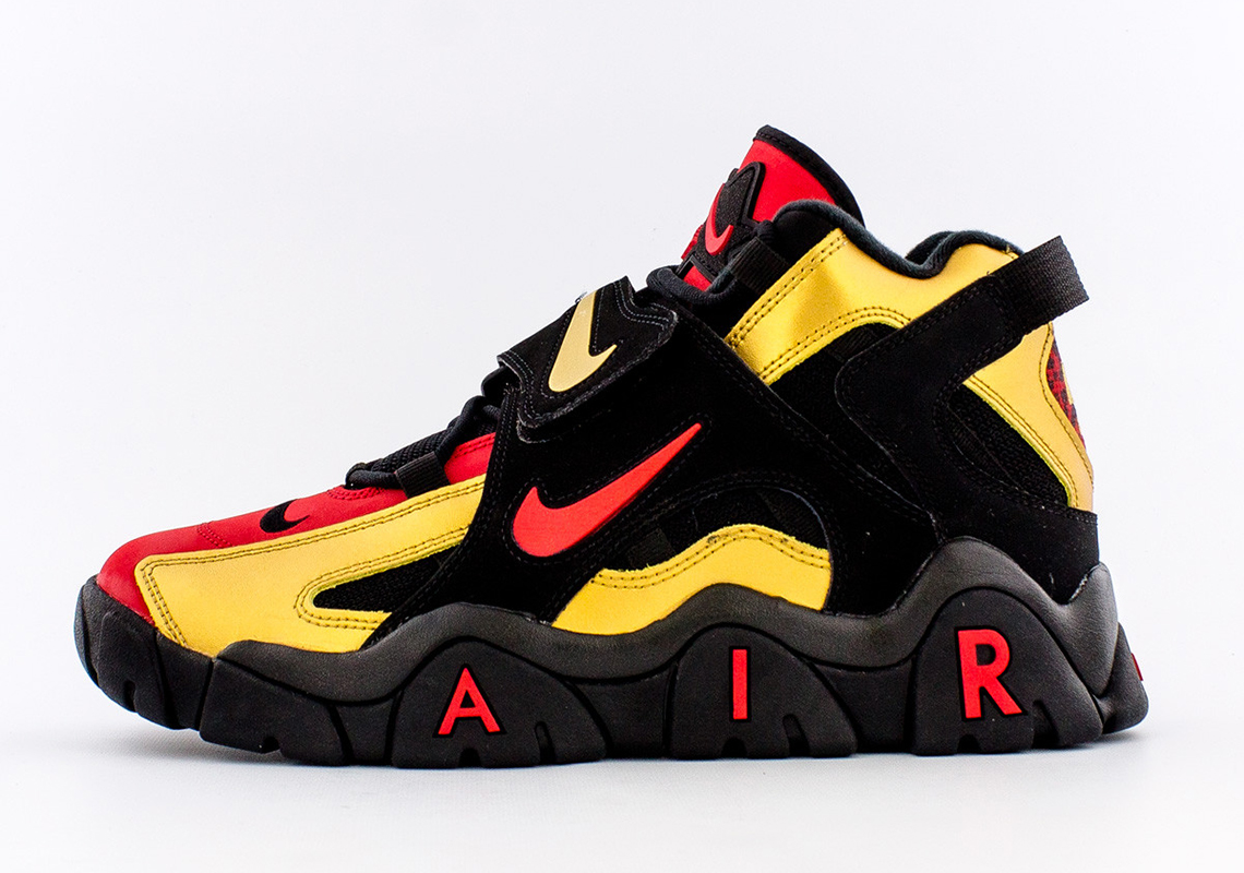 Nike Air Barrage Red Gold CT1573-700 | SneakerNews.com