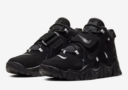 The Nike Air Barrage Mid Is Coming Soon In An Aggressive Black Colorway