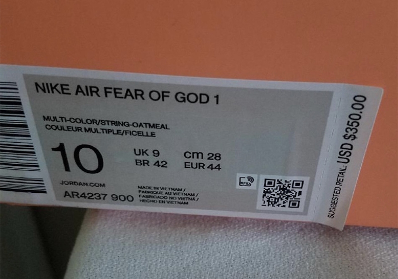 nike air fear of god 1 oatmeal ar4237 900 2