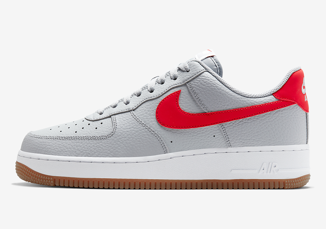air force 1 wolf grey university red
