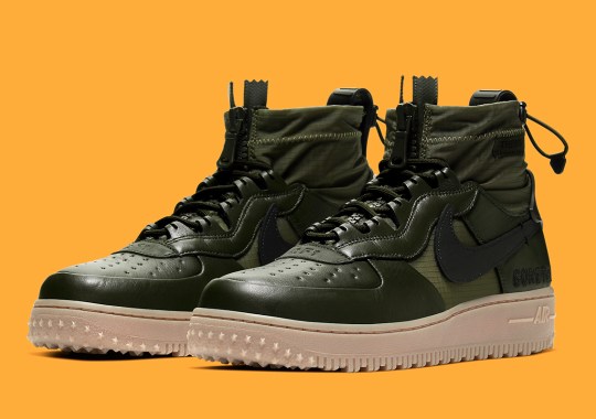 The Tech-wear Friendly Nike Air Force 1 Gore-Tex Is Dropping In Olive And Gum