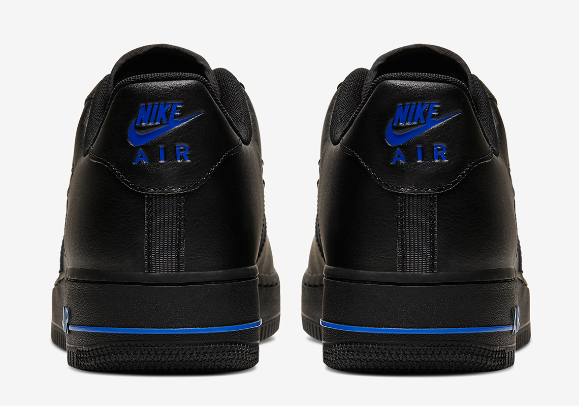 nike air force 1 essential jewel black and blue