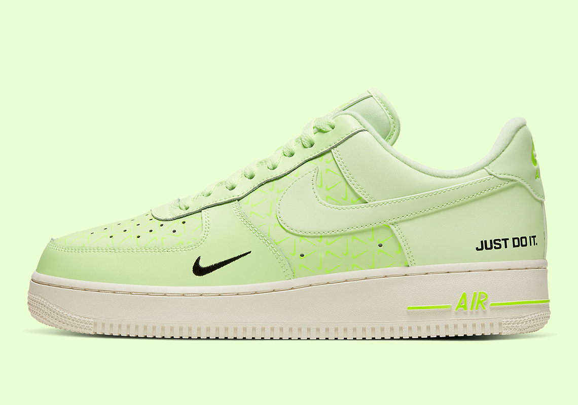 nike air force 1 pastel green