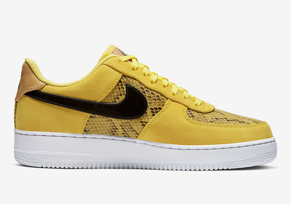 yellow snakeskin af1