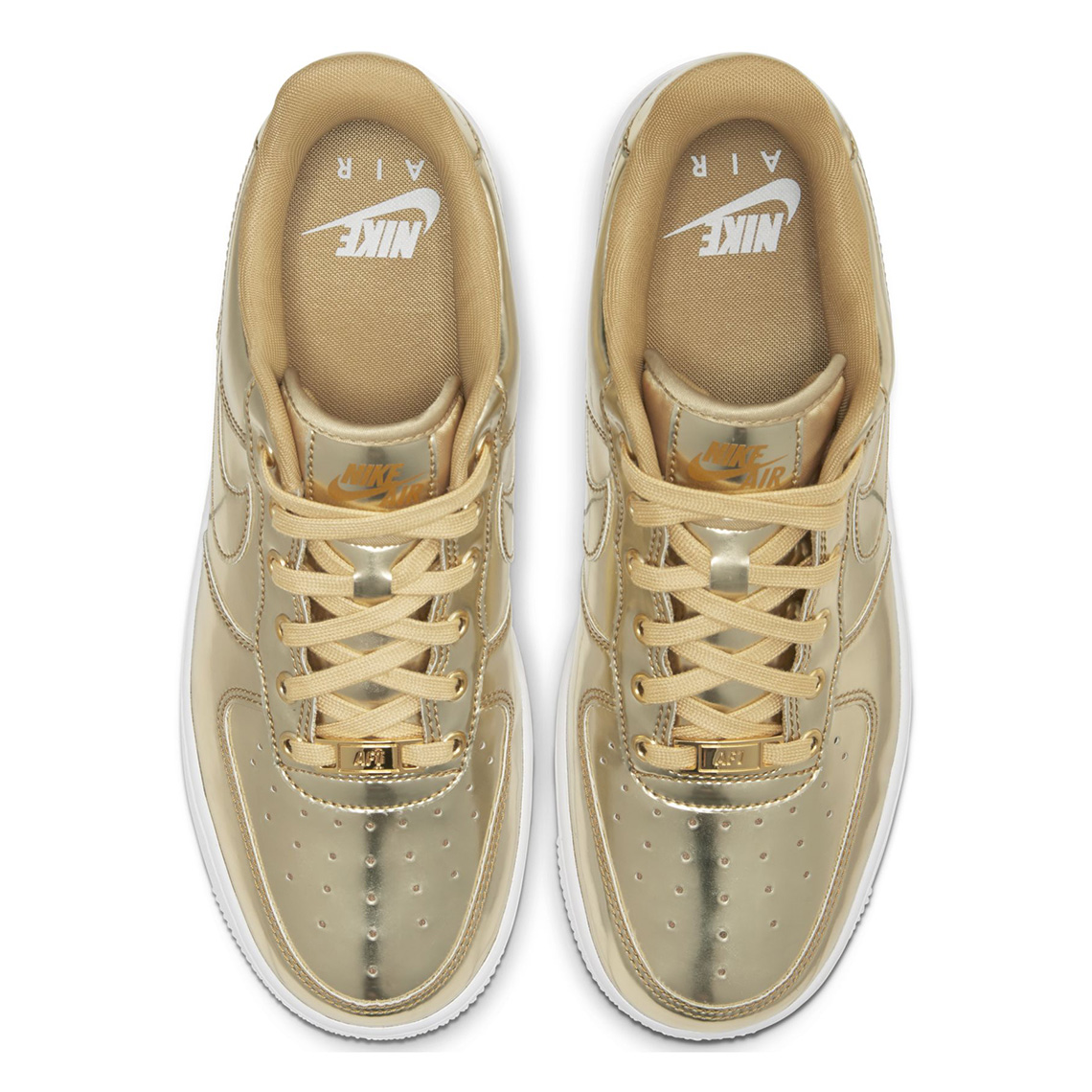 Nike Air Force 1 Metallic Gold 2