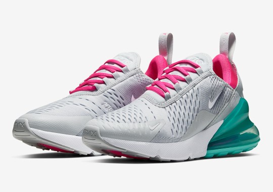 The Attractive “South Beach” Theme Emerges Once More On The Nike Air Max 270