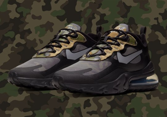 The Nike Air Max 270 React “Camo” Is Available Now