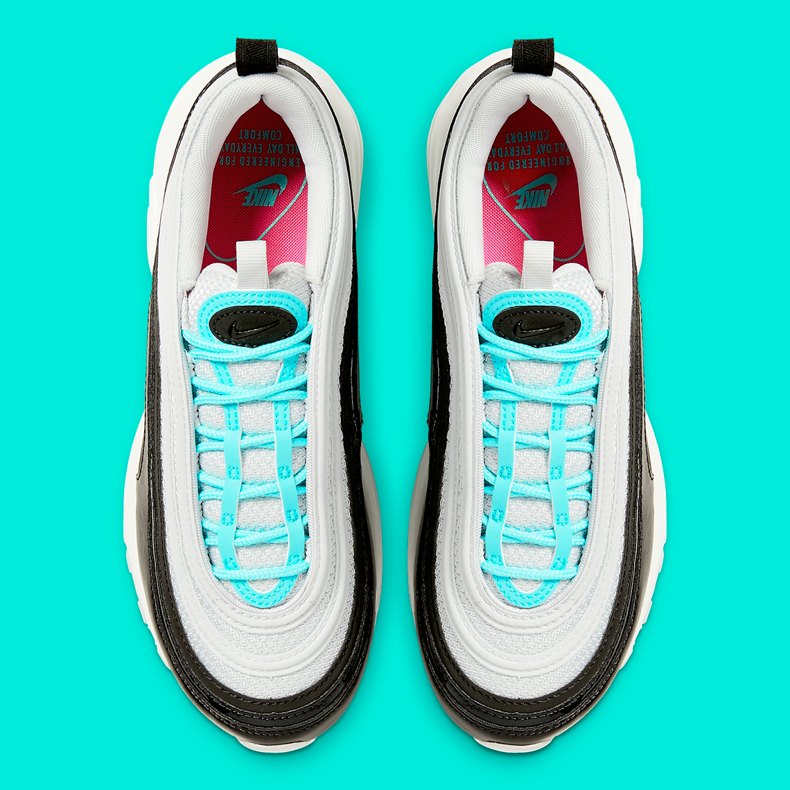 Nike Air Max 97 Pure Platinum Aurora Green Black 921733-065 ...