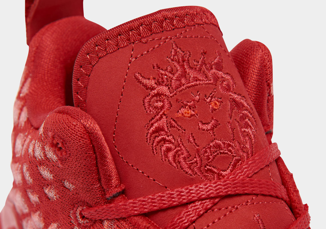 lebron james shoes all red
