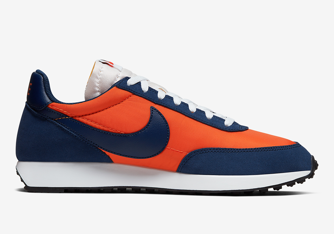 nike tailwind navy orange