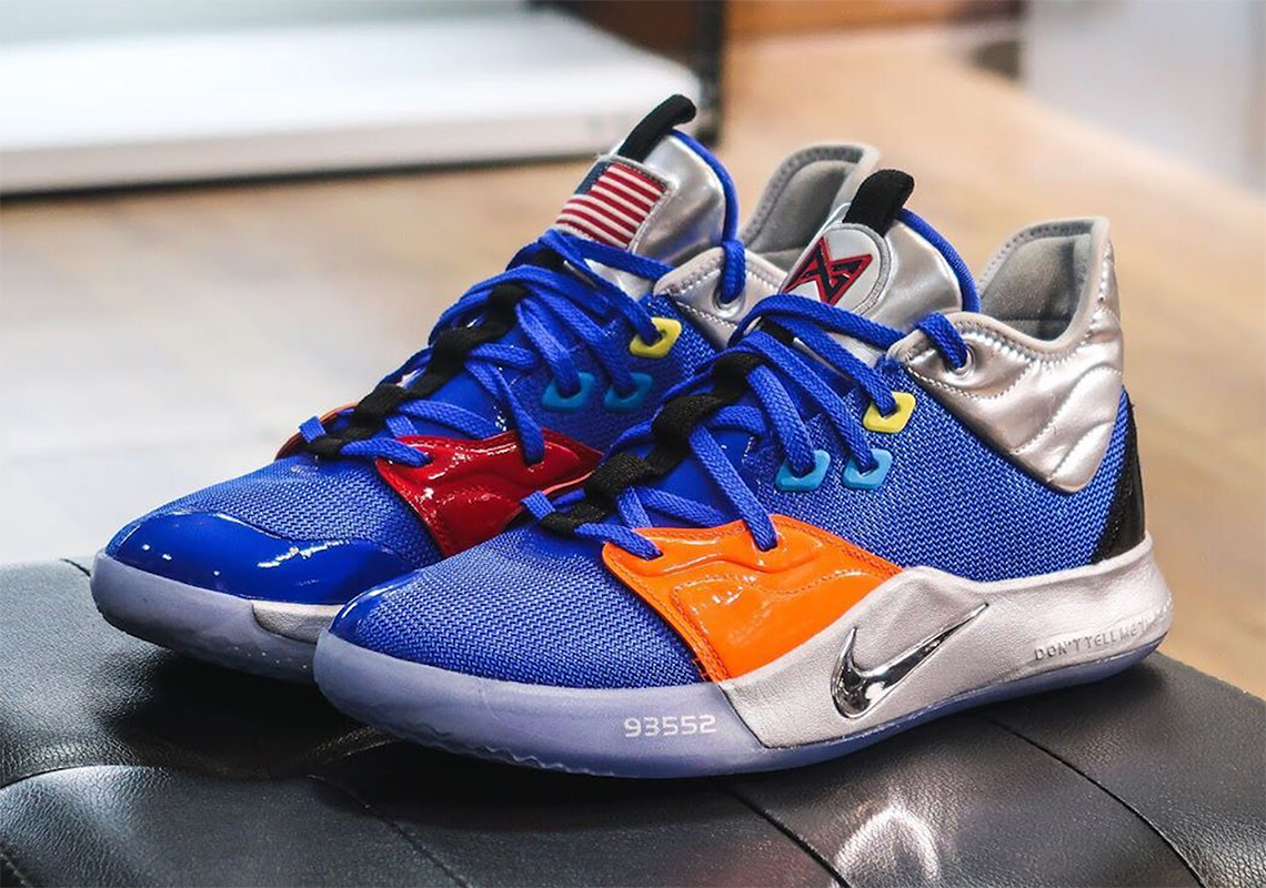 NASA Nike PG 3 Blue Clippers Release 
